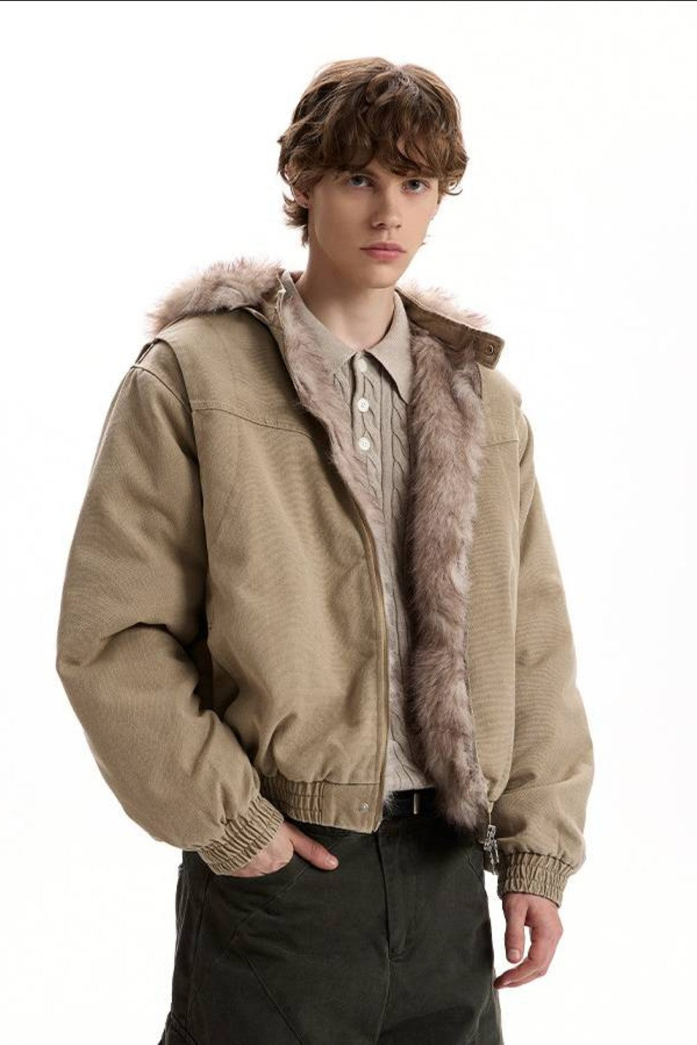Yukon Fur Bomber Jacket