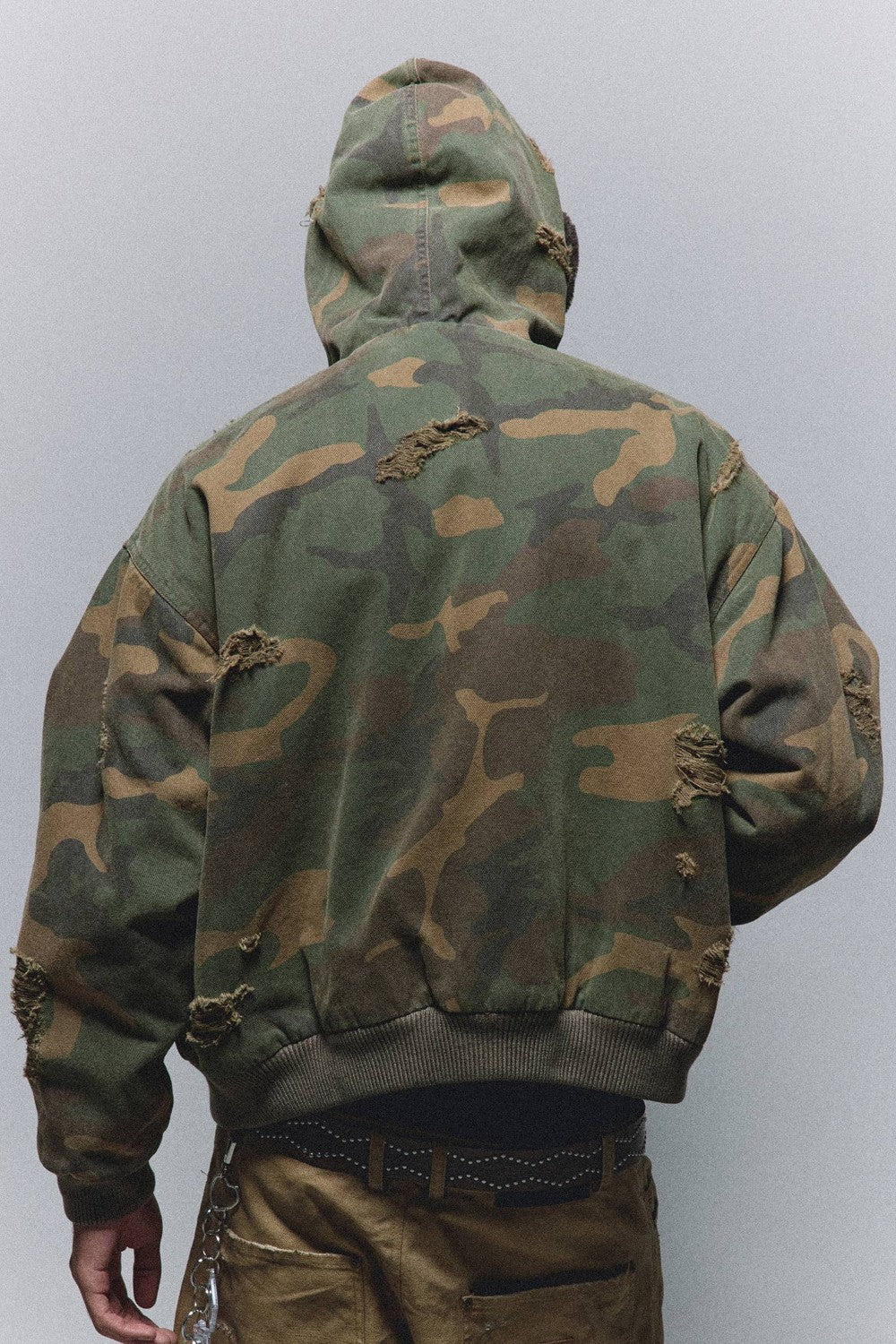 Ryder Camo Hooded Jacket