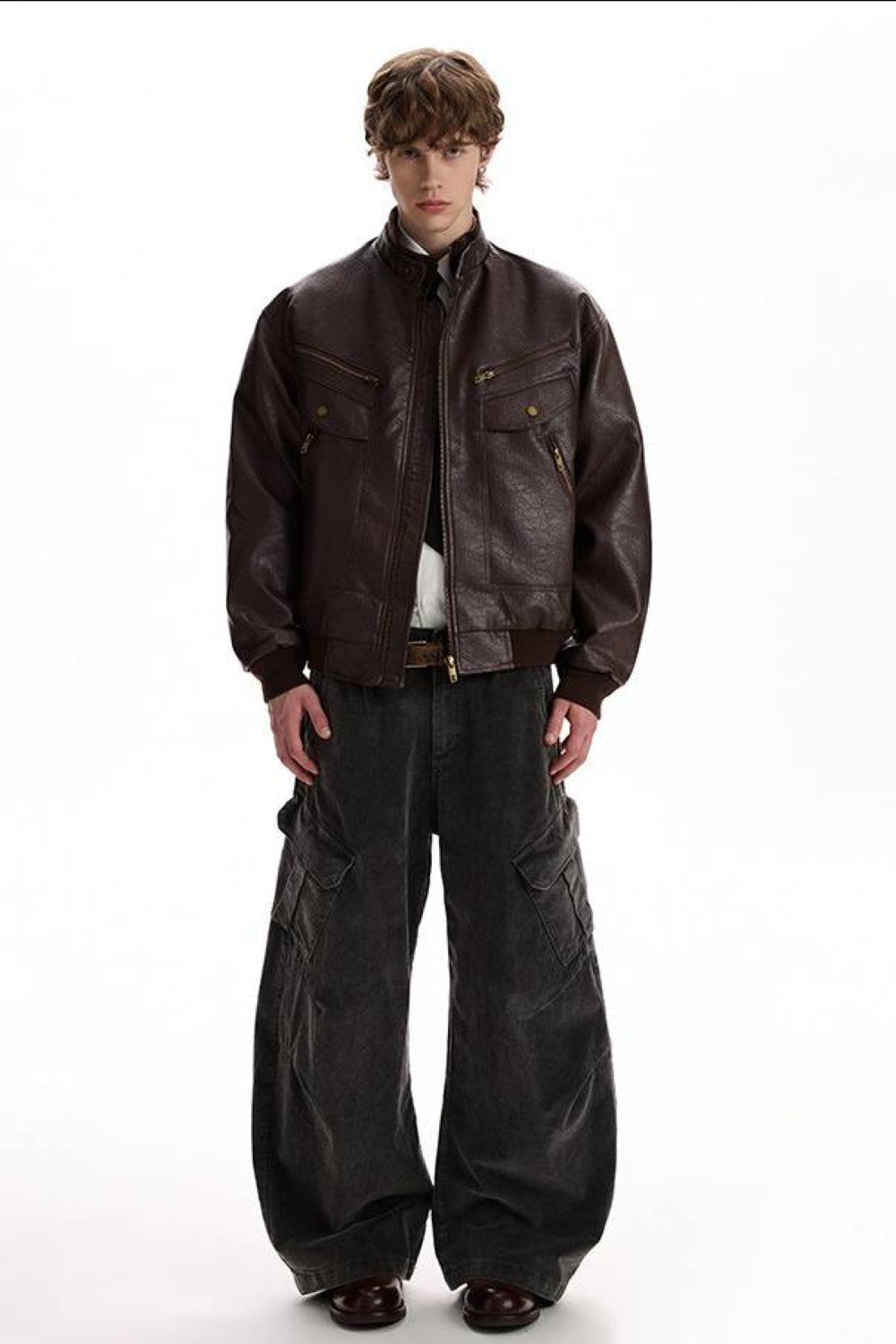 Vintage Moto Leather Jacket