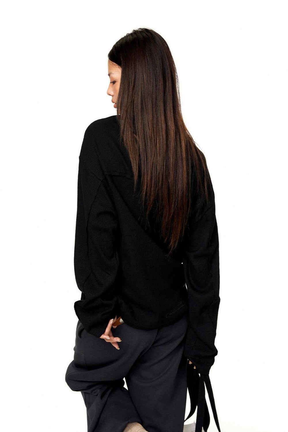 Letter Patch Henley Longsleeve