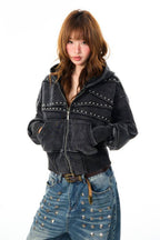 Chrome Rebel Studded Jacket