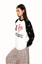 Love Music Raglan T-Shirt