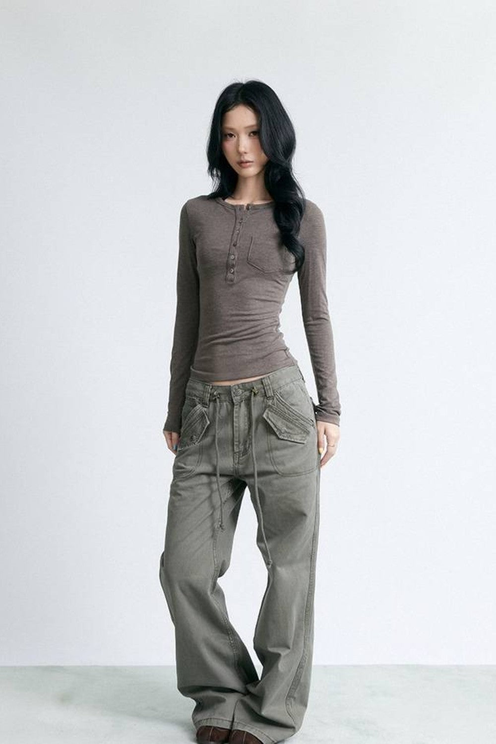 Soft Focus Henley Top