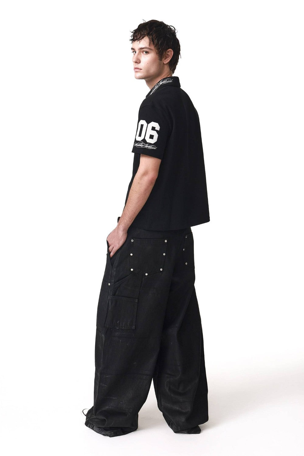 Embroidered Star Polo Shirt