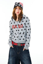 Retro Signal Polka Jacket