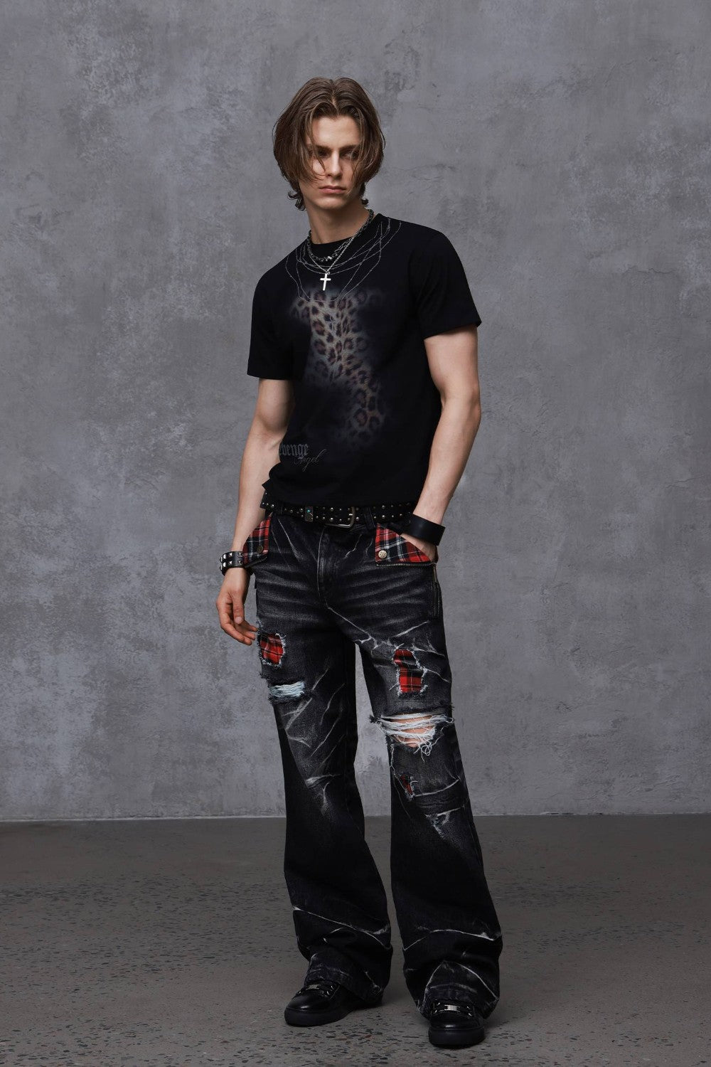 Dante Leopard Necklace Tee