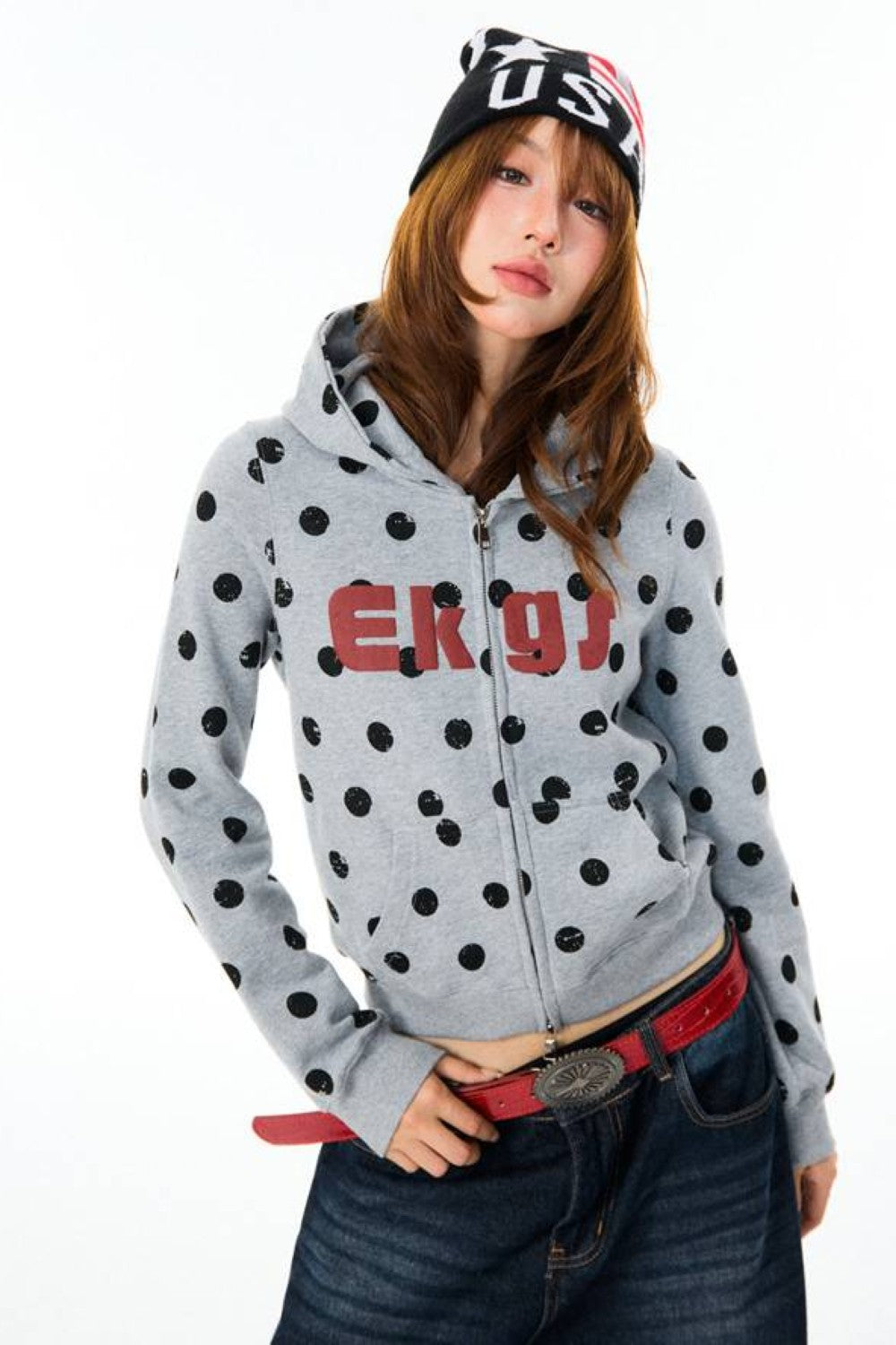Retro Signal Polka Jacket