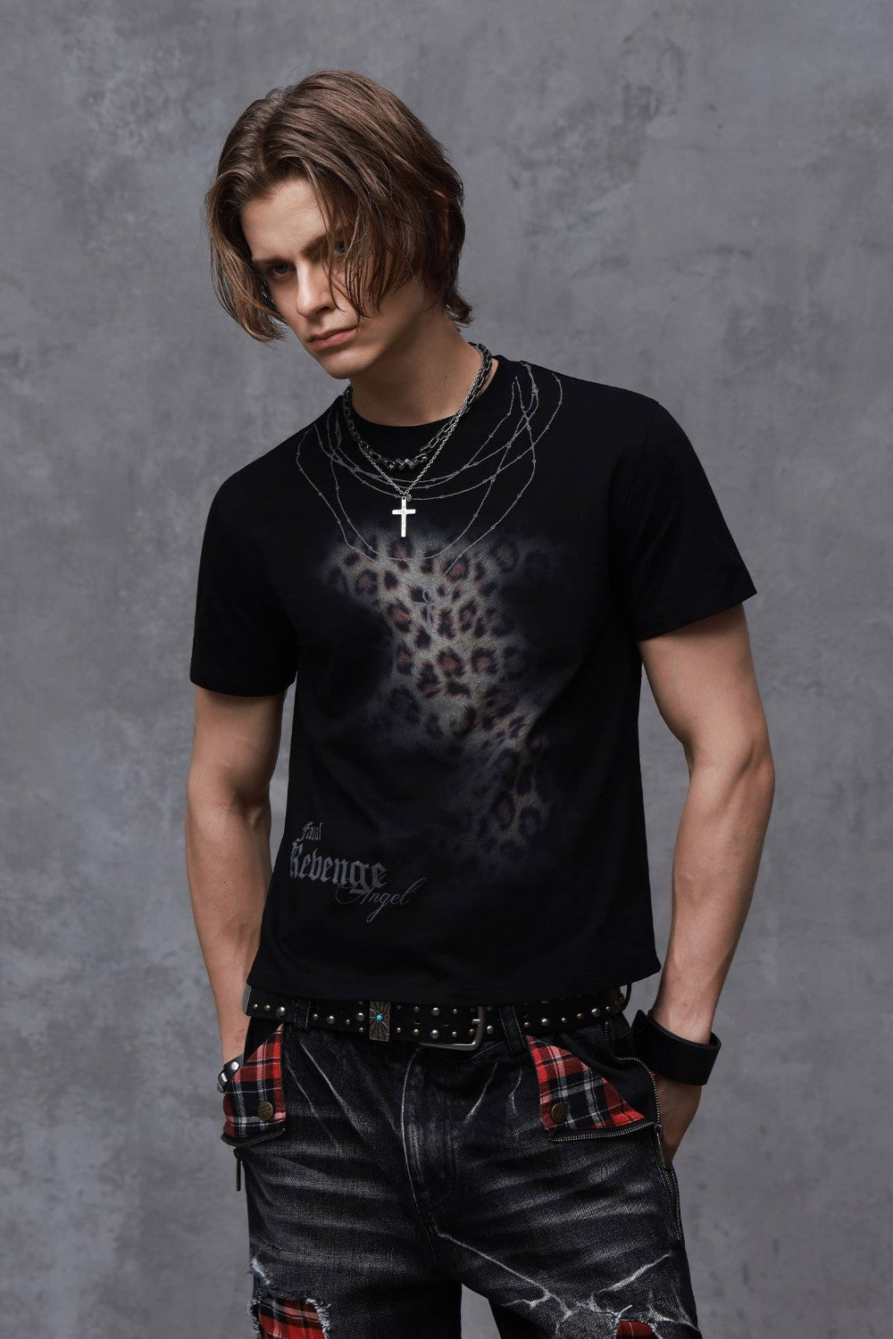 Dante Leopard Necklace Tee