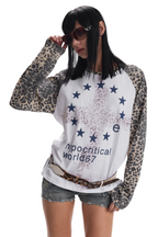 Archive Leopard Raglan Shirt