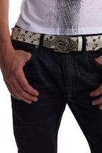 Studded Music Note Belt