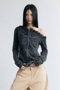 Distressed Union Slim Jacket