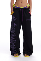 Purple Melody Baggy Sweatpants