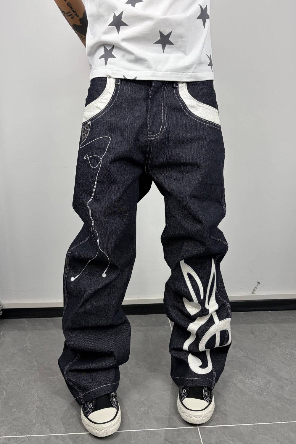 Music Note Denim Jeans