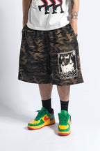 Manga Vision Camo Shorts