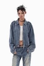 Washed Blue Denim Jacket