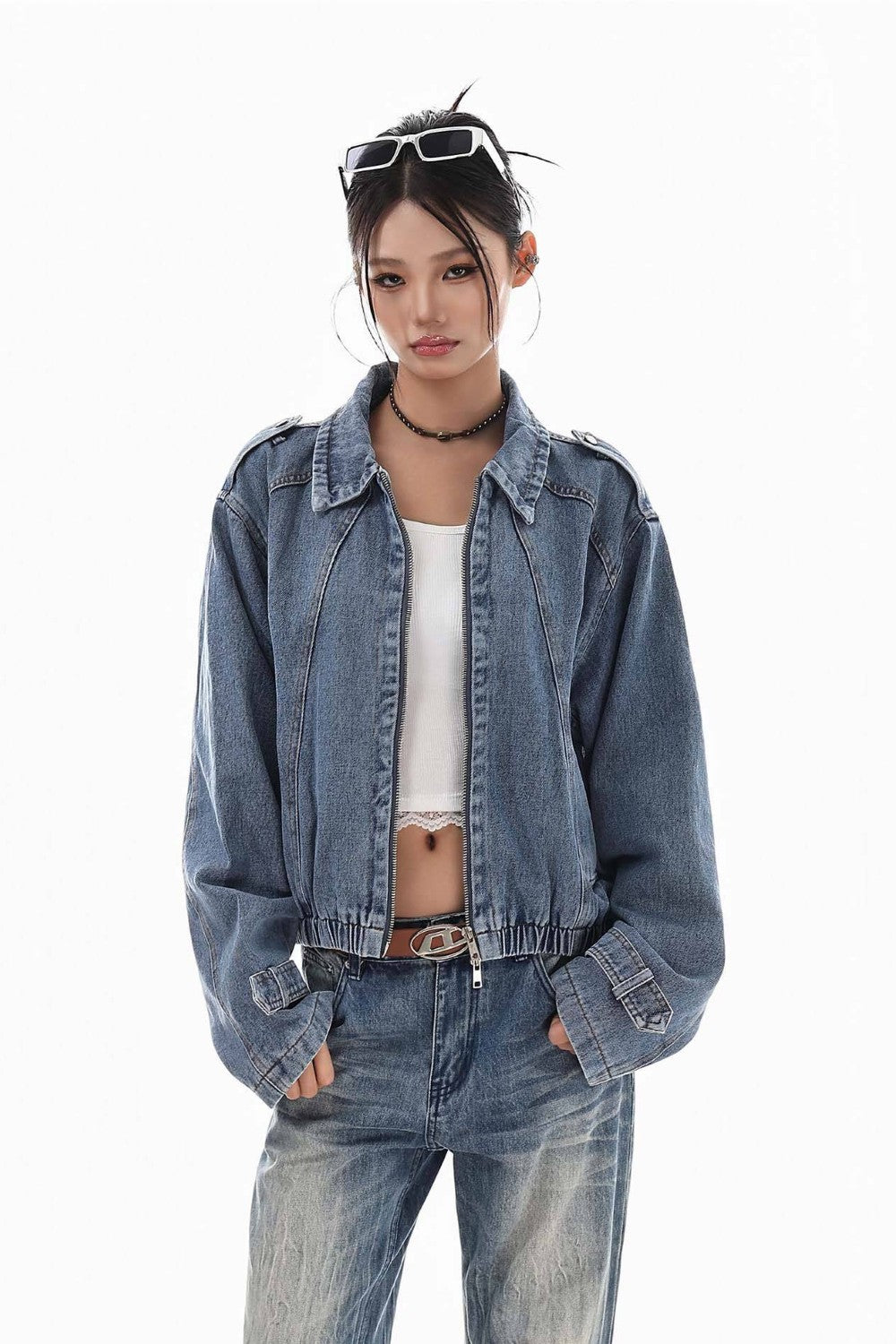 Washed Blue Denim Jacket