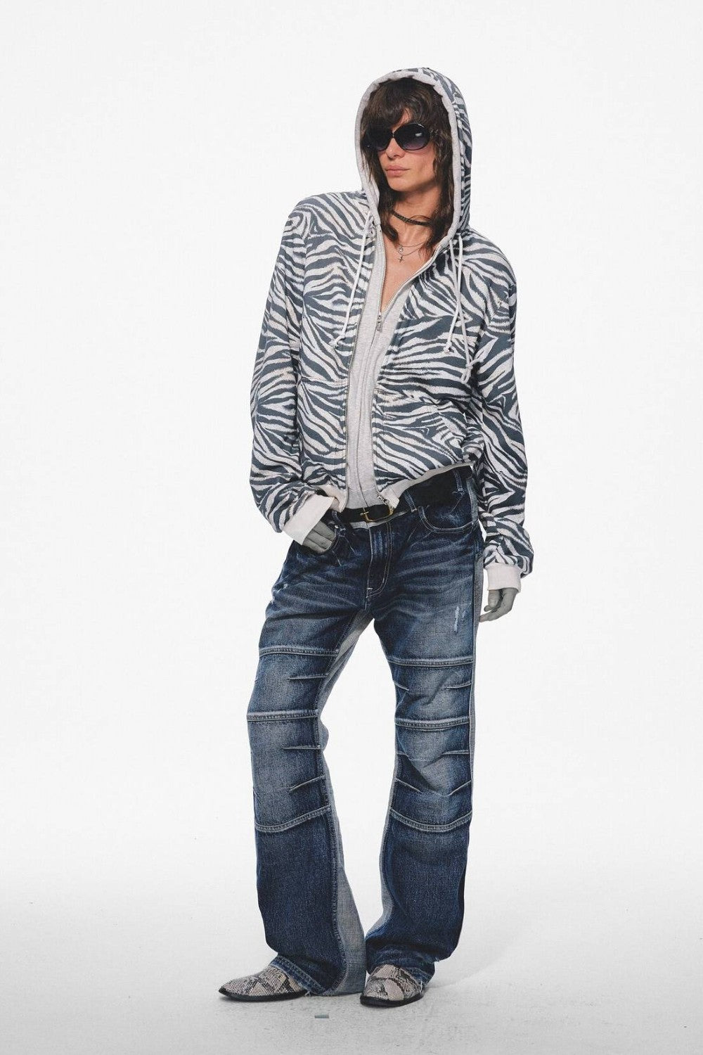 Double Vision Patchwork Jeans