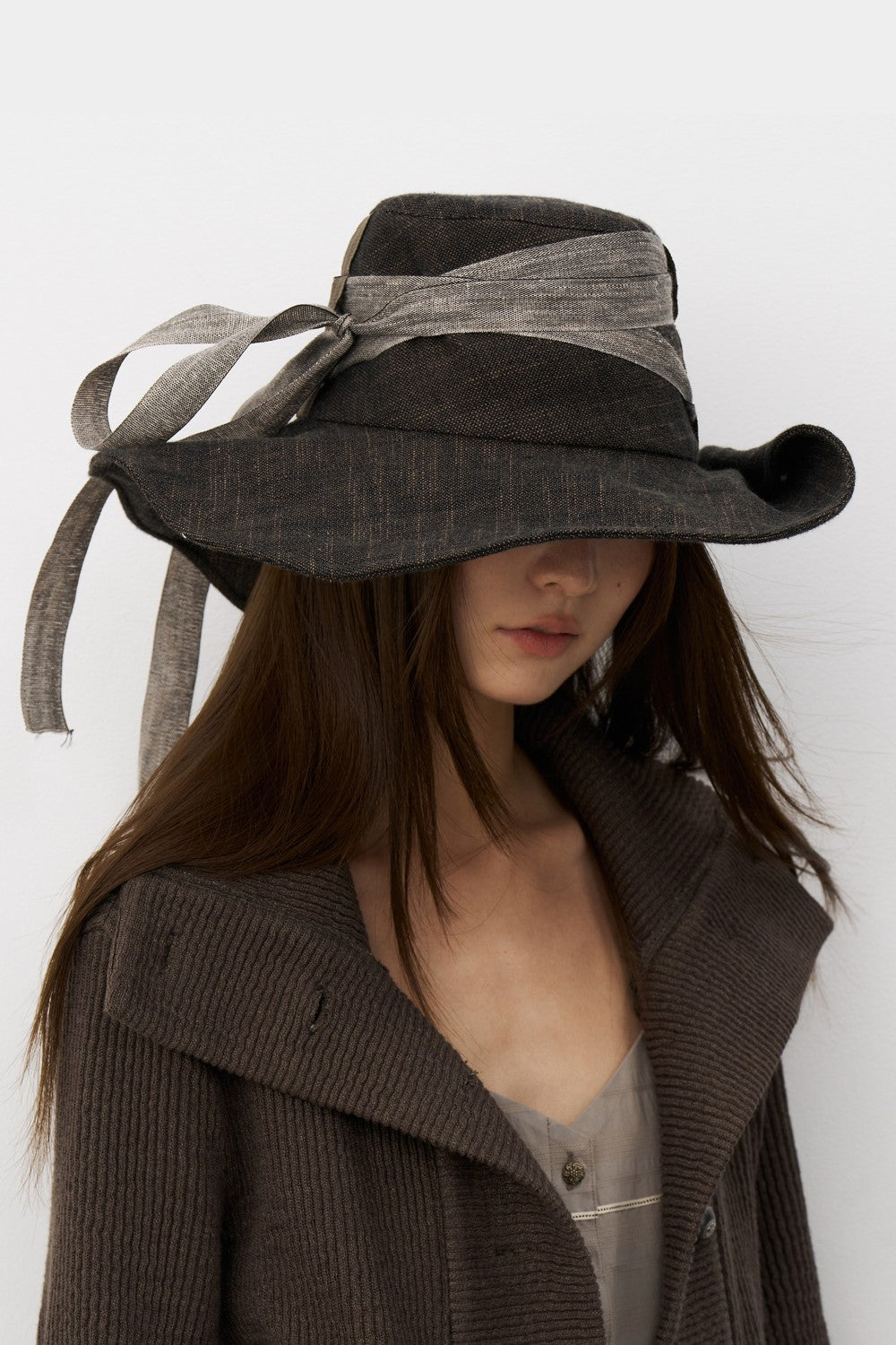 Vintage Ribbon Tie Hat