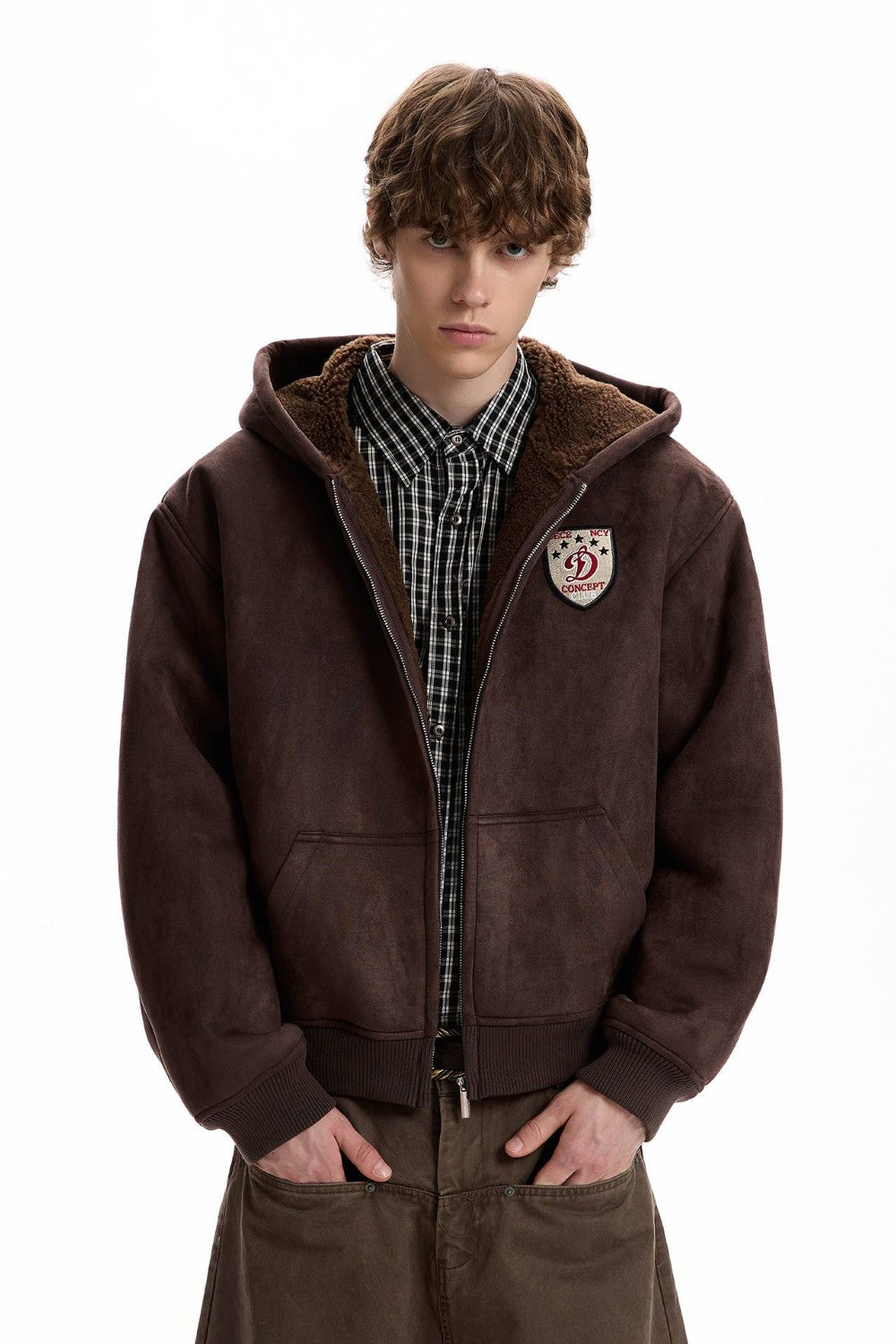 Hudson Fleece-Lined Boxy Jacket