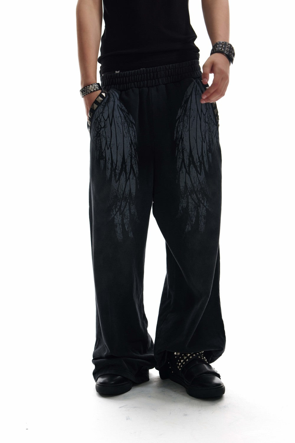 Studded Wing Sweatpants