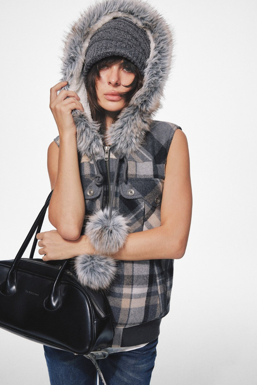 Winter Lodge Plaid Vest