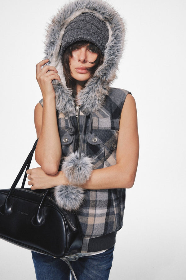 Winter Lodge Plaid Vest