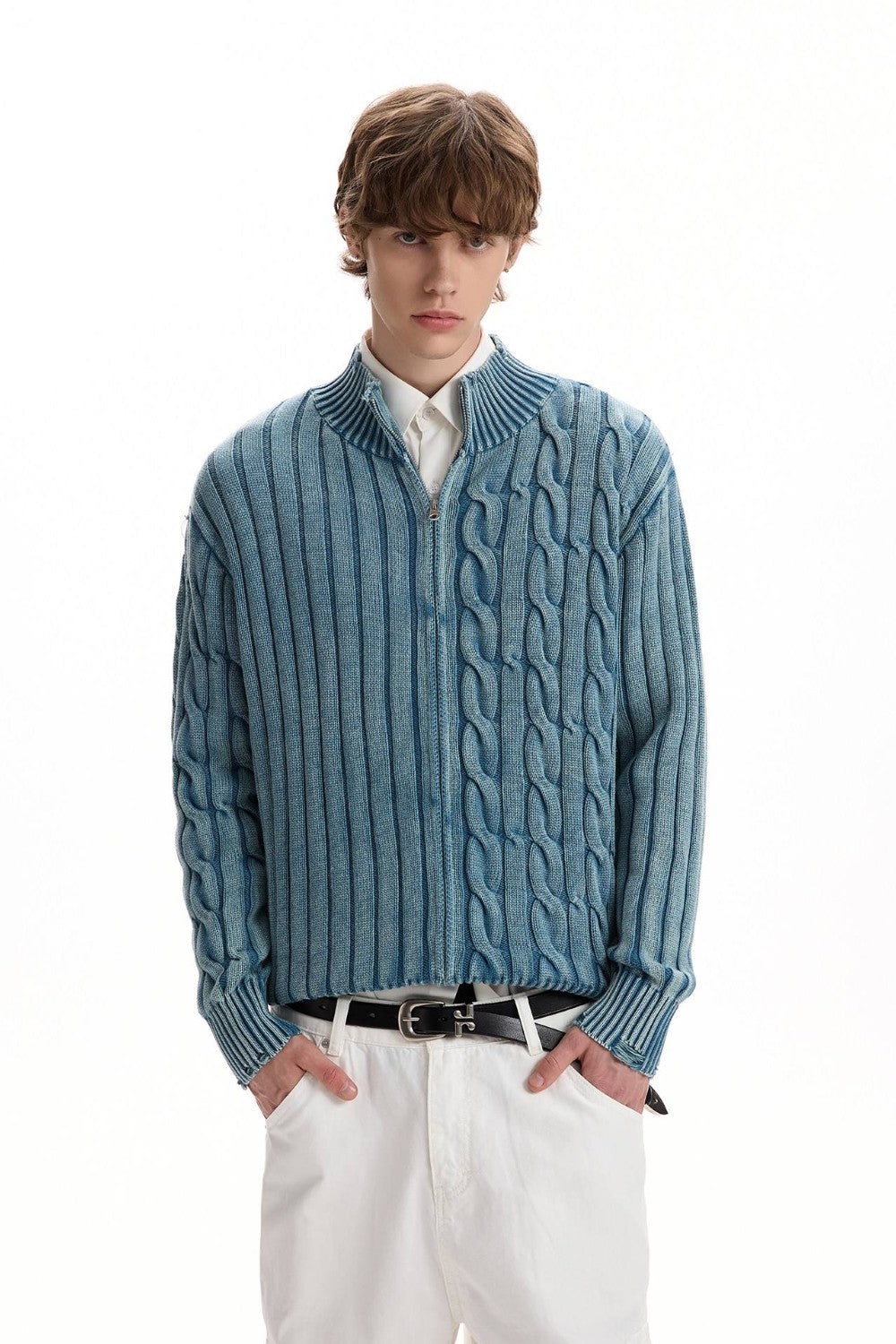 Leon Cable Knit Jacket