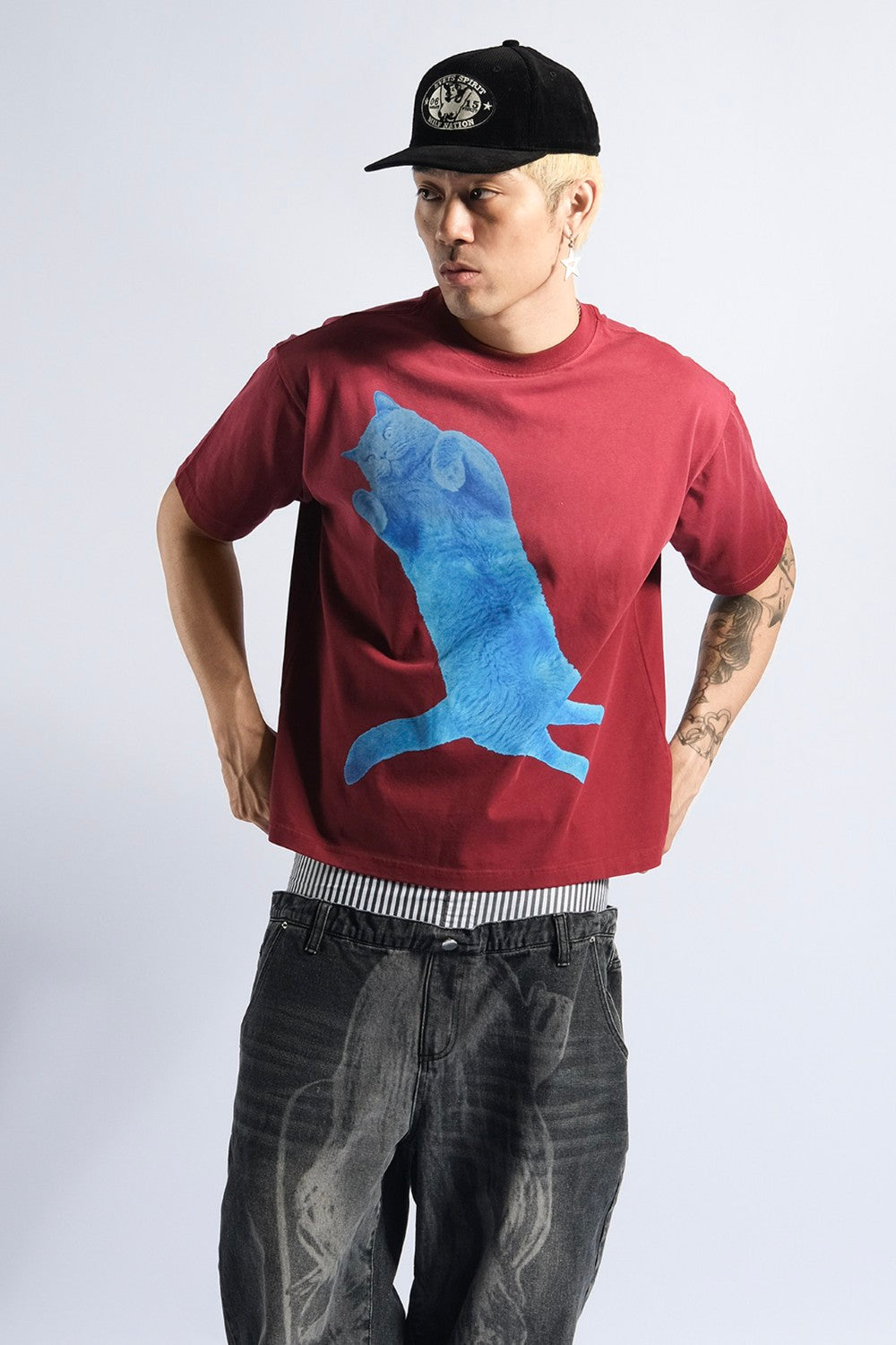 Catonese Cat Motion Tee