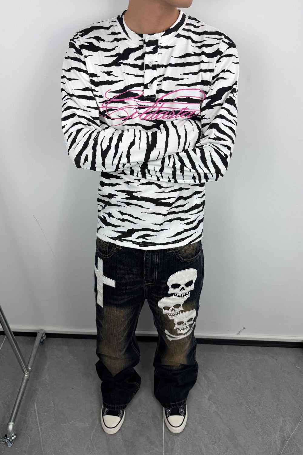 Pink Rush Zebra Longsleeve