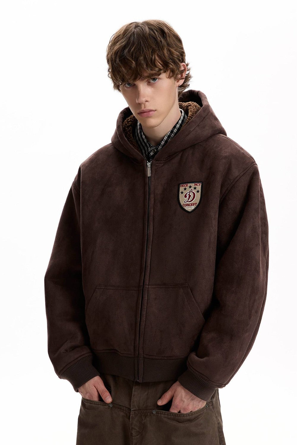 Hudson Fleece-Lined Boxy Jacket
