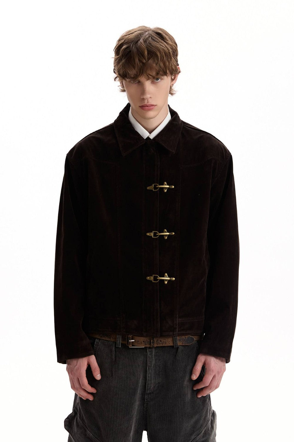 Sterling Suede Buckle Jacket
