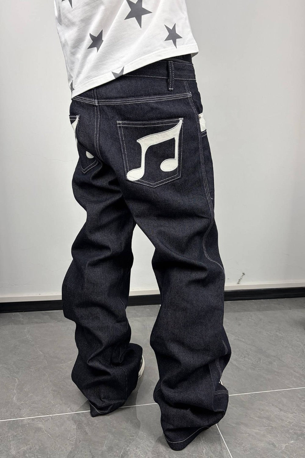 Music Note Denim Jeans