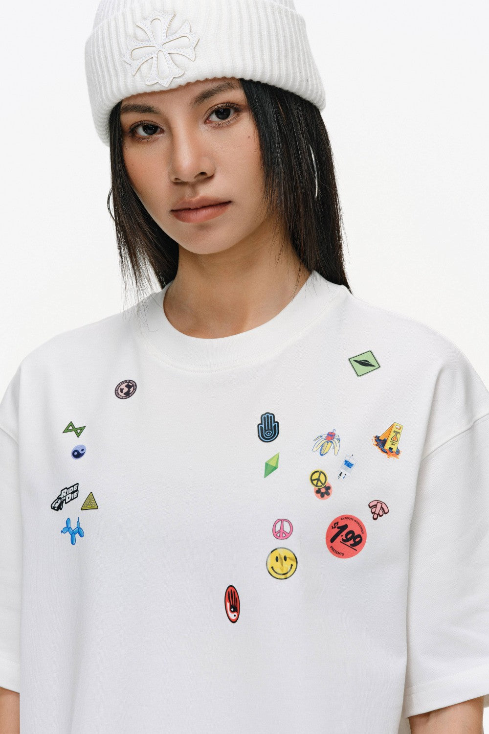 Street Sticker Graphic Tee