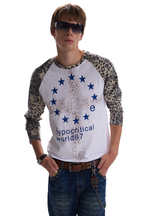 Archive Leopard Raglan Shirt