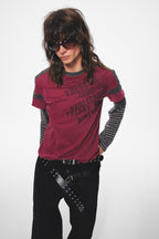 Scarlet Ruin Layered Shirt