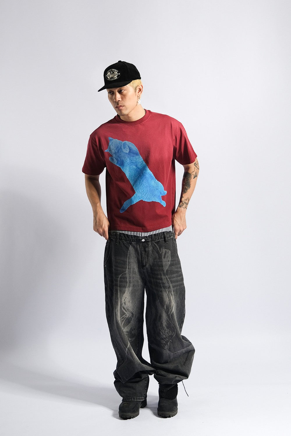 Catonese Cat Motion Tee