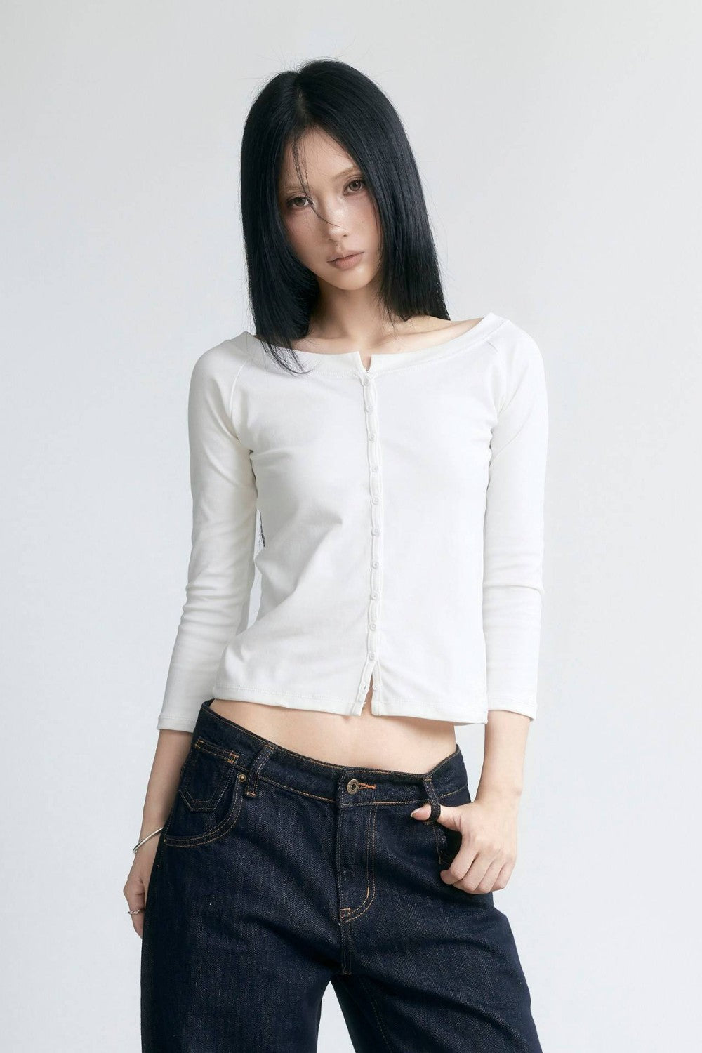 Essential Button-Up Longsleeve