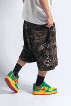 Manga Vision Camo Shorts