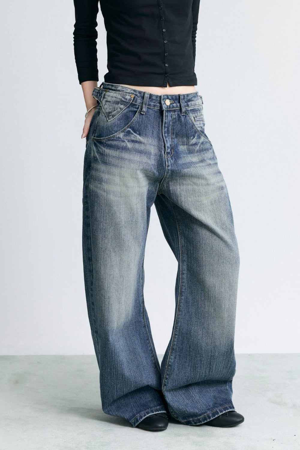 Vintage Drift Wide-Leg Jeans