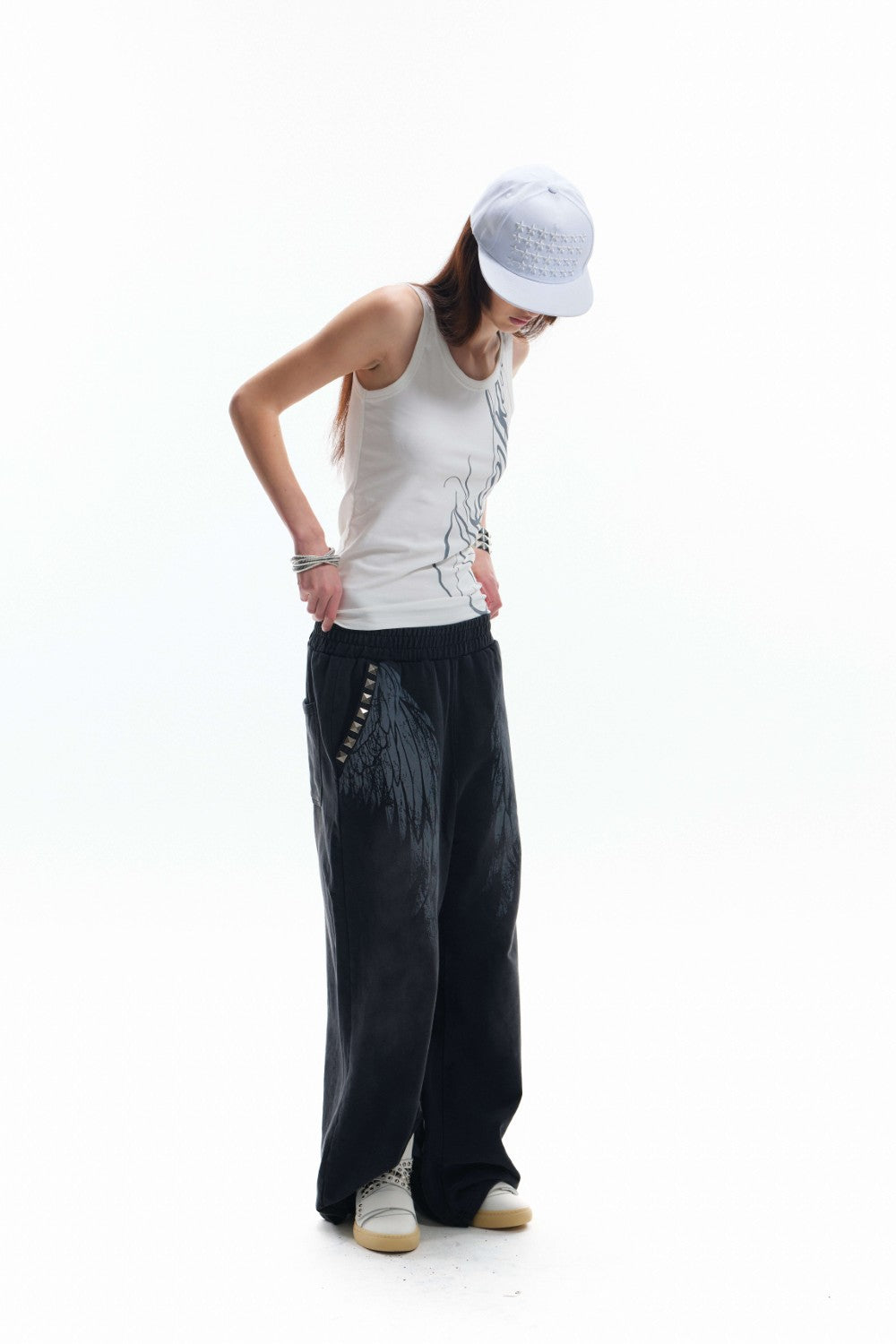 Studded Wing Sweatpants