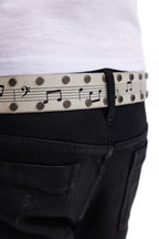 Studded Music Note Belt
