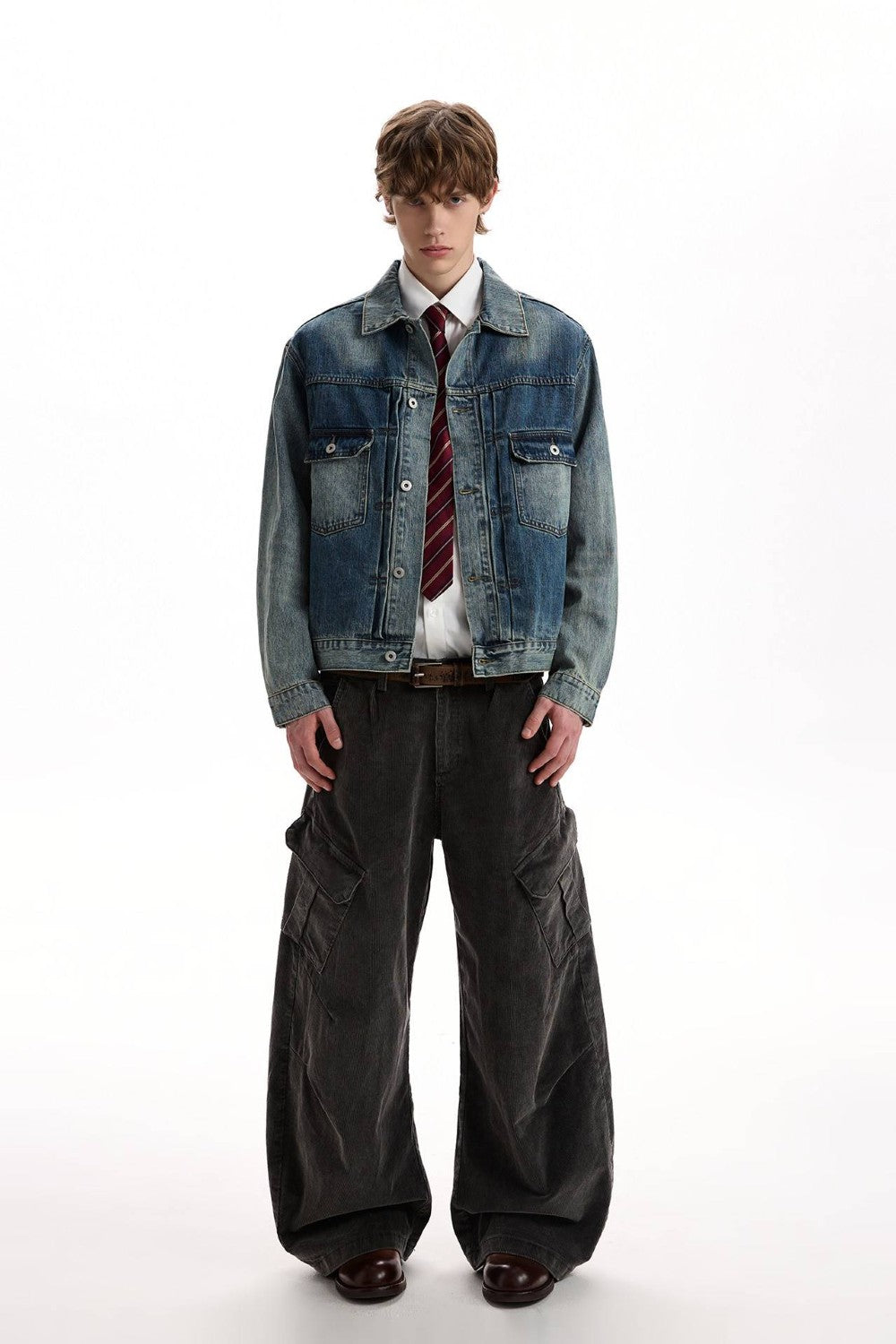 Retro Washed Denim Jacket