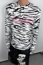 Pink Rush Zebra Longsleeve