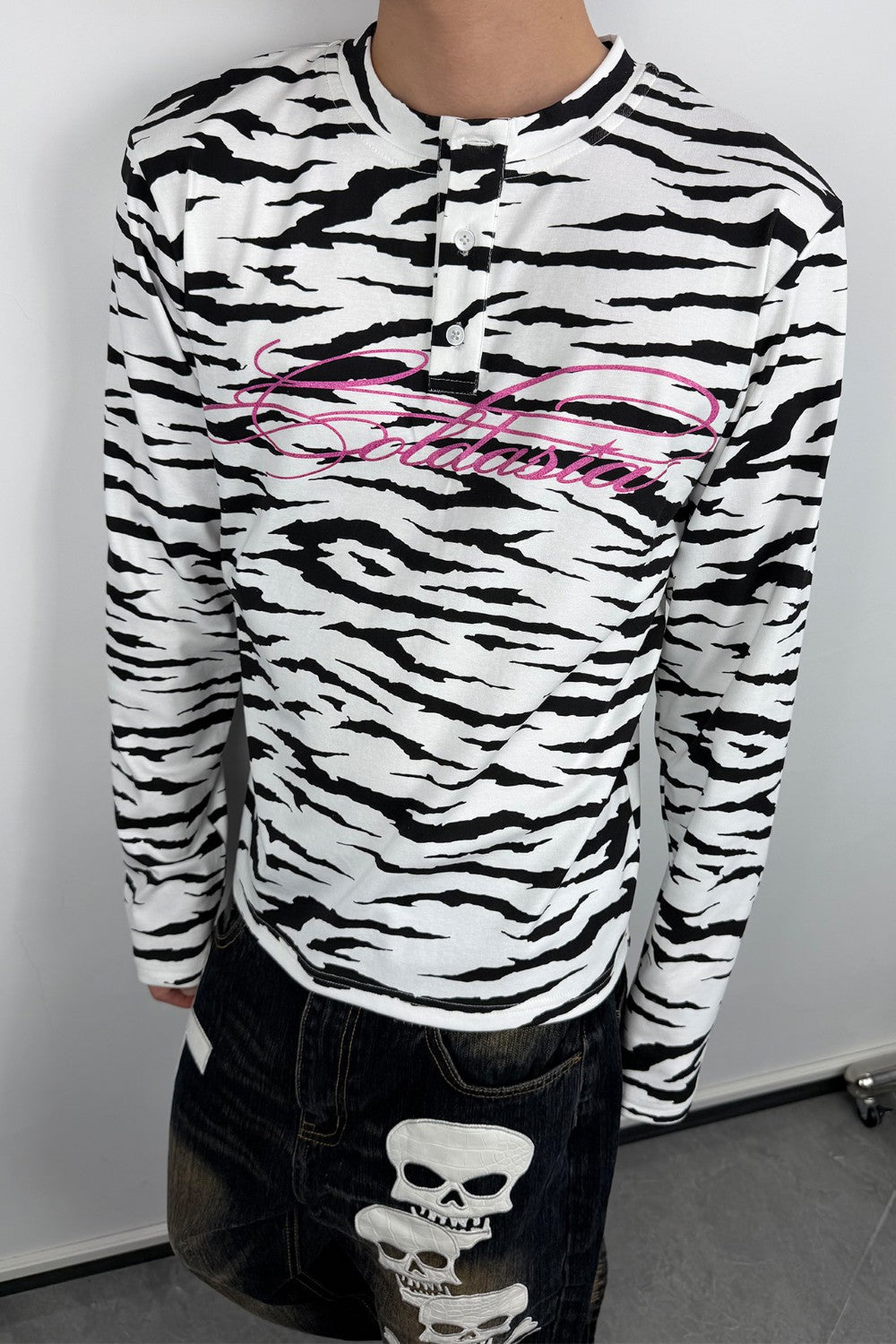 Pink Rush Zebra Longsleeve