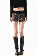 Camo Clash Mini Shorts