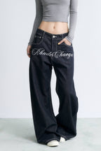 Indigo League Straight Jeans