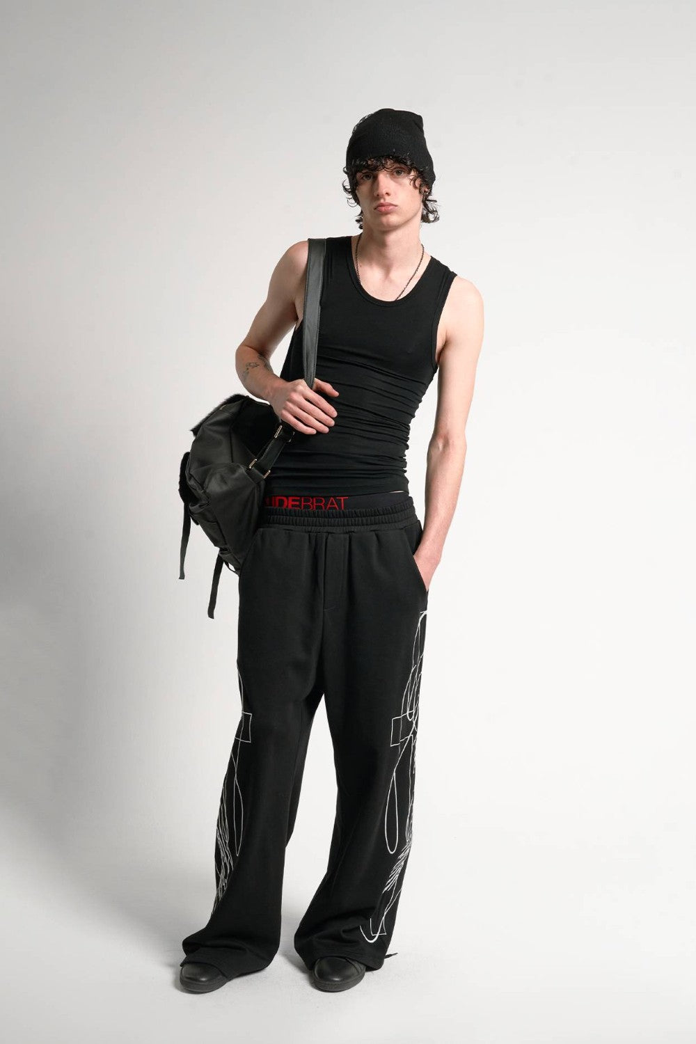 Zane Cross Embroidered Sweatpants