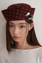 Vintage Sailor Polka Dot Hat