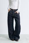 Fractured Line Straight Jeans