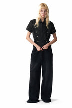Haven Studded Zip-Up Shirt